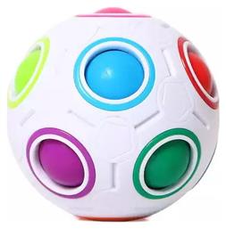 Mini Magic Rainbow Ball Γρίφος από Πλαστικό για 6+ Ετών
