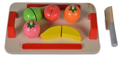 Παιχνίδι Φρούτα & Λαχανικά από Ξύλο για 3+ Ετών 5τμχ Moni