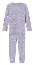 Παιδική Πιτζάμα Χειμωνιάτικη Βαμβακερή Levandr Aura Unicorn Name It
