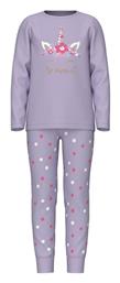 Παιδική Πιτζάμα Χειμωνιάτικη Βαμβακερή Pastel Lilac Name It