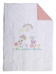 Nef-Nef Homeware Baby Bugs Βρεφικό Κουβερλί Βαμβακερό Λευκό 110x140cm - Nef Nef