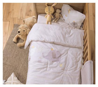 Nef-Nef Homeware HAPPY DAYS Βρεφικό Κουβερλί Βαμβακερό Εκρού 110x140cm - Nef Nef