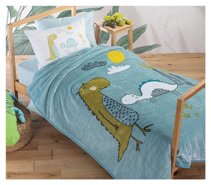 Nef-Nef Homeware Κουβέρτα 160x220εκ. Dino Dragon time - Nef Nef