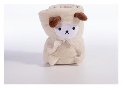 Nef-Nef Homeware Κουβέρτα Αγκαλιάς & Λίκνου Lovely Sheep Fleece Μπεζ 80x110εκ. Nef Nef
