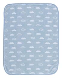 Nef-Nef Homeware Κουβέρτα Κούνιας Clouds Βελουτέ Μπλε 100x140εκ. Nef Nef