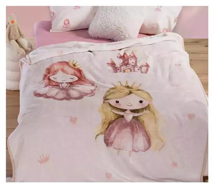 Nef-Nef Homeware Κουβέρτα Βελουτέ Our Princess Ροζ 160x220εκ. Nef Nef