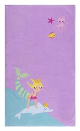 Nef-Nef Homeware Mermaid Having Fun Παιδική Πετσέτα Θαλάσσης Λιλά 120x70εκ. Nef Nef