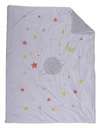 Nef-Nef Homeware Βρεφικό Κουβερλί Little Star 110x140cm Grey - Nef Nef