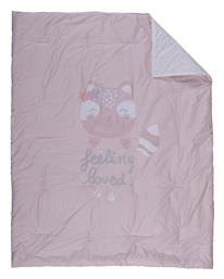 Nef-Nef Homeware Βρεφικό Κουβερλί Lovely Fox 110x140cm Pink - Nef Nef