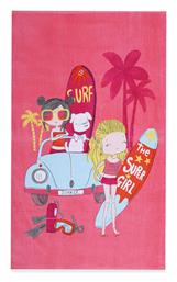 Nef-Nef Homeware Surfer Girls Παιδική Πετσέτα Θαλάσσης Ροζ 120x70εκ. Nef Nef από το Designdrops