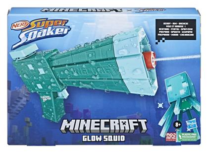 Nerf Εκτοξευτής Minecraft Glow Squid Super Soaker για 8+ Ετών - Hasbro από το Toyscenter