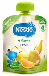 Φρουτόκρεμα NaturNes 4 Φρούτα για 6m+ 90gr Nestle