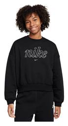 Fleece Παιδικό Φούτερ Μαύρο Sportswear Club Nike από το Zakcret Sports