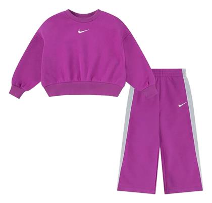 Παιδικό Σετ Φόρμας Μωβ Crew Pant Nike