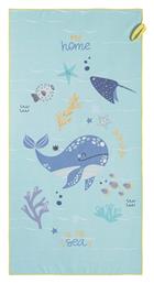 Kids Πετσέτα Θαλάσσης 70x140 Home Sea Γαλάζιο Nima