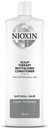 System 1 Scalp Therapy Revitalising Conditioner Step 2 Natural Hair Light Thinning 1000ml Nioxin