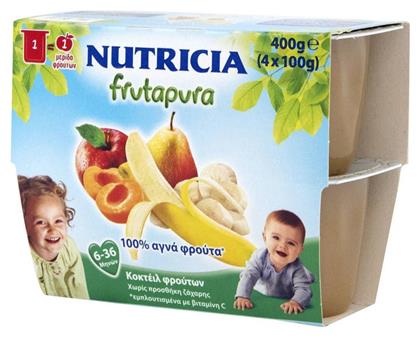 Φρουτόκρεμα Frutapura 5 Φρούτων 6m+ 400gr Nutricia