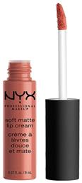Makeup Soft Matte Lip Cream Long Lasting Liquid Κραγιόν Matte 8ml Nyx Professional