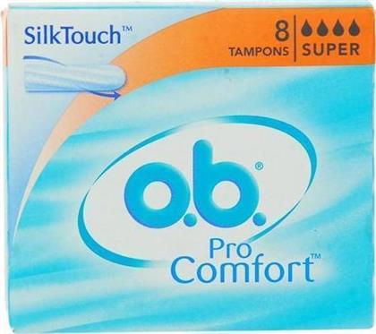 O.B. Ταμπόν ProComfort SilkTouch για Αυξημένη Ροή 8τμχ από το Esmarket