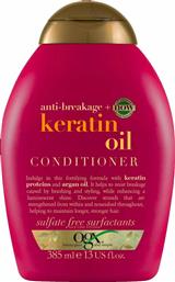 Keratin Oil Conditioner Αναδόμησης/θρέψης για Όλους τους Τύπους Μαλλιών 385ml OGX