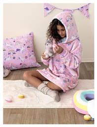 Κουβέρτα Fleece Ροζ x Palamaiki