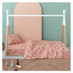 Σετ Σεντόνια Ημίδιπλα με Λάστιχο Βαμβακερά Multicolor 110x200cm 3τμχ Palamaiki