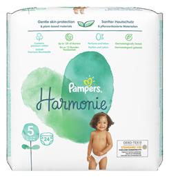 Harmonie Πάνες με Αυτοκόλλητο No. 5 για 11-16kg 24τμχ Pampers από το Pharm24