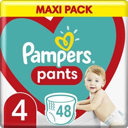 Pampers Pants Πάνες Βρακάκι No. 4 για 9-15kg 48τμχ από το ΑΒ Βασιλόπουλος