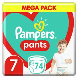 Pants Πάνες Βρακάκι No. 7 για 17+kg 74τμχ Pampers