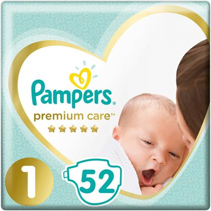 Pampers Πάνες με Αυτοκόλλητο Premium Care No. 1 για 2-5kg 52τμχ από το Pharm24