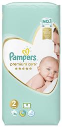 Premium Care Πάνες με Αυτοκόλλητο No. 2 για 4-8kg 46τμχ Pampers από το e-Fresh