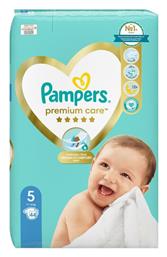 Premium Care Πάνες με Αυτοκόλλητο No. 5 για 11-16kg 44τμχ Pampers