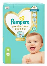 Premium Care Πάνες με Αυτοκόλλητο No. 6 για 13+kg 38τμχ Pampers