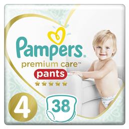 Premium Care Pants Πάνες Βρακάκι No. 4 για 9-15kg 38τμχ Pampers