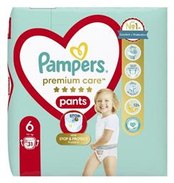 Premium Care Pants Πάνες Βρακάκι No. 6 για 15+kg 31τμχ Pampers