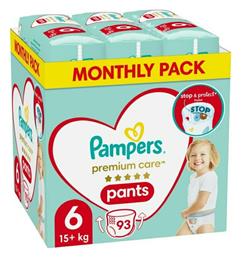 Premium Care Premium Care Pants Πάνες Βρακάκι No. 6 για 15+kg 93τμχ Pampers από το e-Fresh