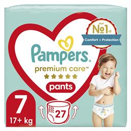 Premium Care Premium Care Pants Πάνες Βρακάκι No. 7 για 17+kg 27τμχ Pampers