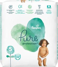 Pampers Πάνες με Αυτοκόλλητο Pure Protection No. 5 για 11+kg 24τμχ από το Pharm24