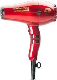 Parlux 385 Power Light Red Ionic Επαγγελματικό Πιστολάκι Μαλλιών 2150W από το HairwayBeauty