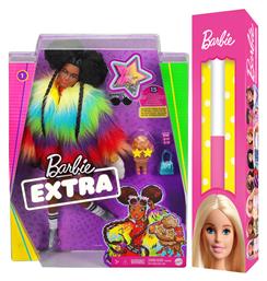 Παιχνιδολαμπάδα Extra Rainbow Coat για 3+ Ετών Barbie