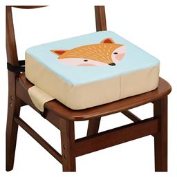 Παιδικό Μαξιλάρι Καρέκλας Booster Seat Cushion Κάθισμα Ανύψωσης 32 X 32 X 10 Cm Beige Cute Fox ‎nav000032sr001c Navaris