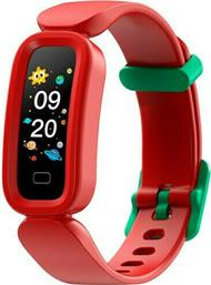 Παιδικό Ψηφιακό Ρολόι με Λουράκι από Καουτσούκ/Πλαστικό Κόκκινο