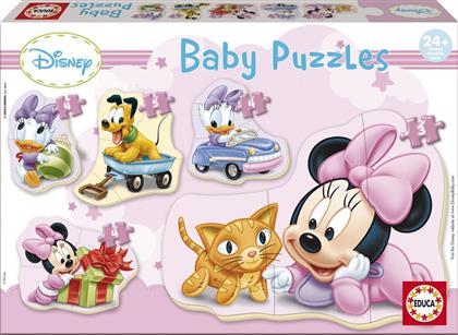 Παιδικό Puzzle Baby Minnie 5pcs για 2+ Ετών Educa