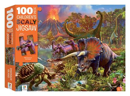 Παιδικό Puzzle Dinosaur Island 100pcs για 6+ Ετών Hinkler από το GreekBooks