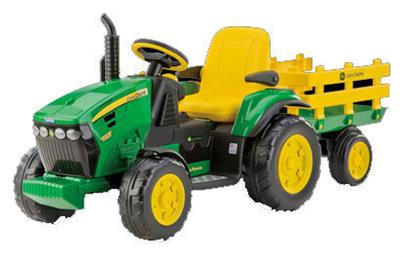 Παιδικό Τρακτέρ John Deere Ground Force Ηλεκτροκίνητο με Καρότσα 12 Volt Πράσινο - Peg Perego