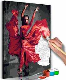 Πίνακας για να τον ζωγραφίζεις - Red Dress 40x60 - Διαστάσεις (εκατ)Μήκος: 40 Ύψος: 60 - Polihome