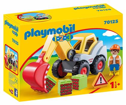 123 Φορτωτής Εκσκαφέας για 1.5+ ετών Playmobil από το e-shop