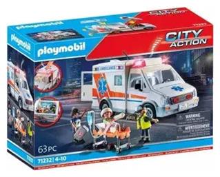 City Action Ασθενοφόρο για 4-10 ετών Playmobil