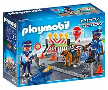 City Action Αστυνομικό Μπλόκο για 4-10 ετών Playmobil