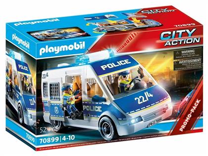 Playmobil City Action Αστυνομικό Λεωφορείο για 4-10 ετών από το ToyGuru